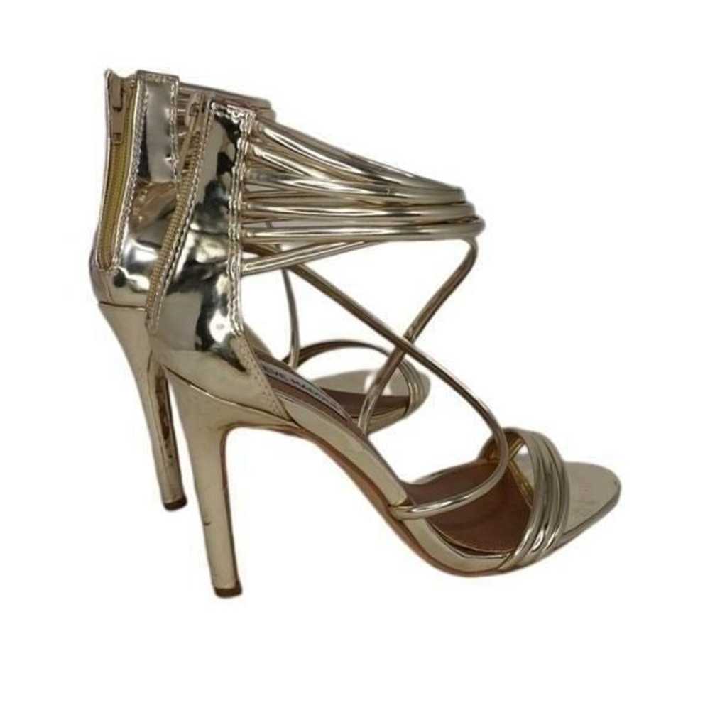 Steve Madden Fayja Gold Stiletto Heels, Size 8 - image 10