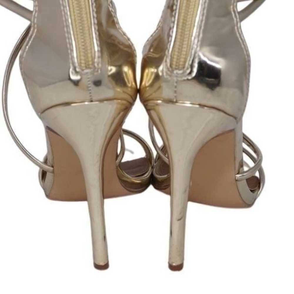 Steve Madden Fayja Gold Stiletto Heels, Size 8 - image 7