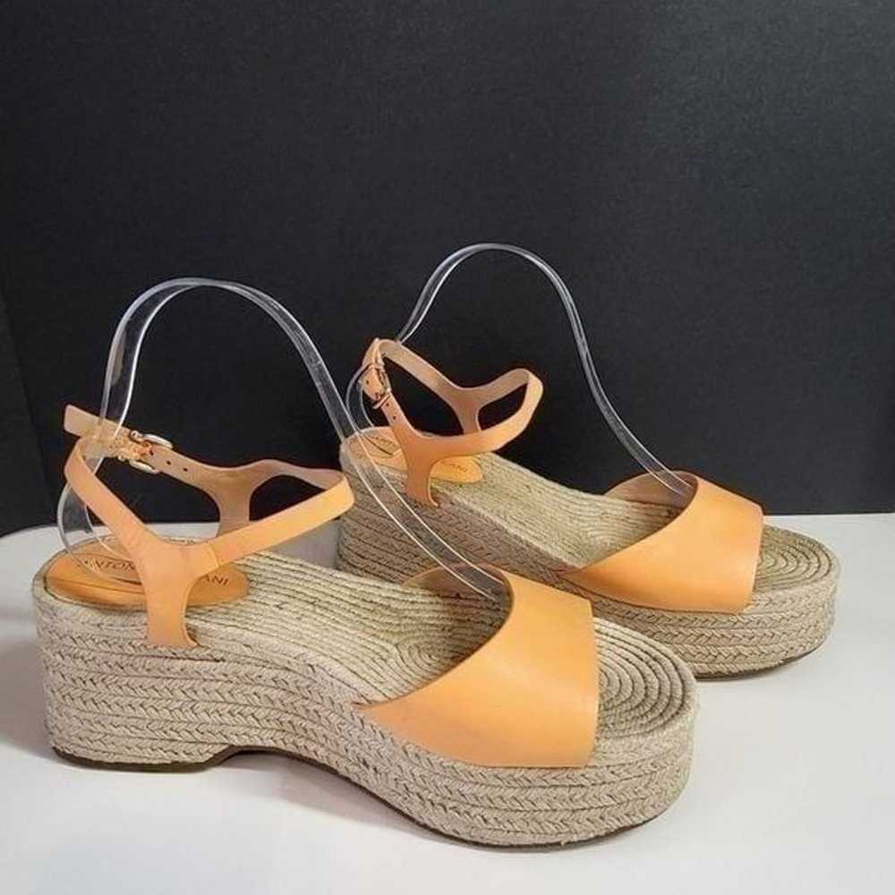 Antonio Melani Peach Colored Wedge Sandals - image 1