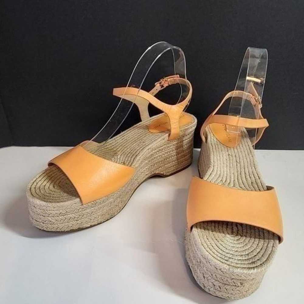 Antonio Melani Peach Colored Wedge Sandals - image 3