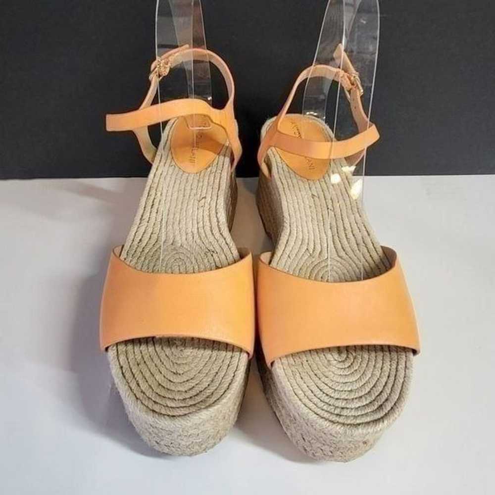 Antonio Melani Peach Colored Wedge Sandals - image 6