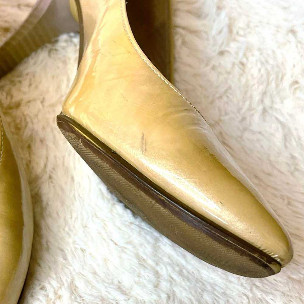 GINZA Kanematsu Pumps Enamel Beige 23 cm - image 8