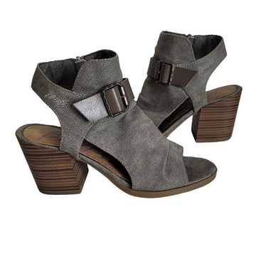 Blowfish Women's Soft Canvas Open Toe Chunky Block