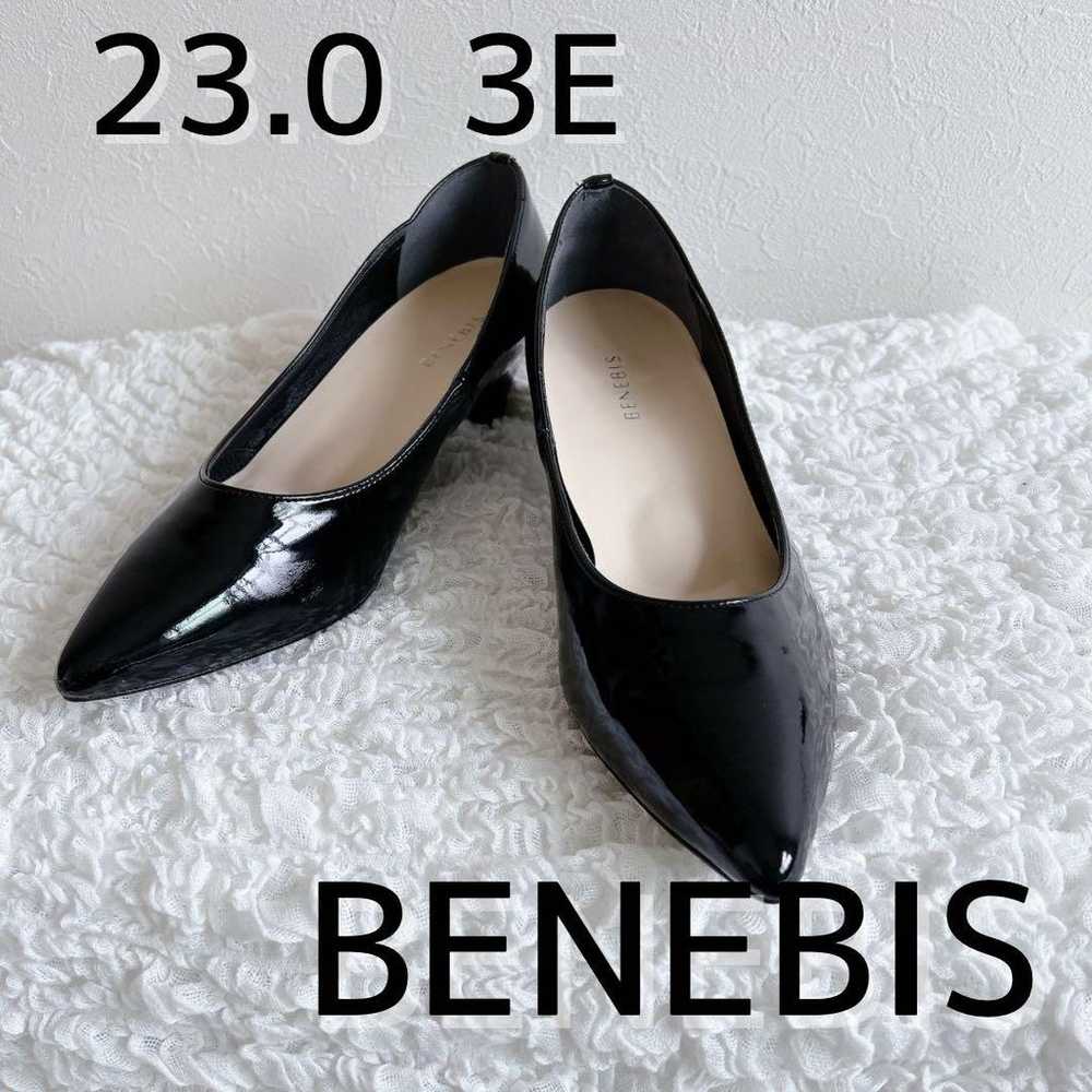 In excellent condition✨ BENEBIS Pumps, Patent Lea… - image 1