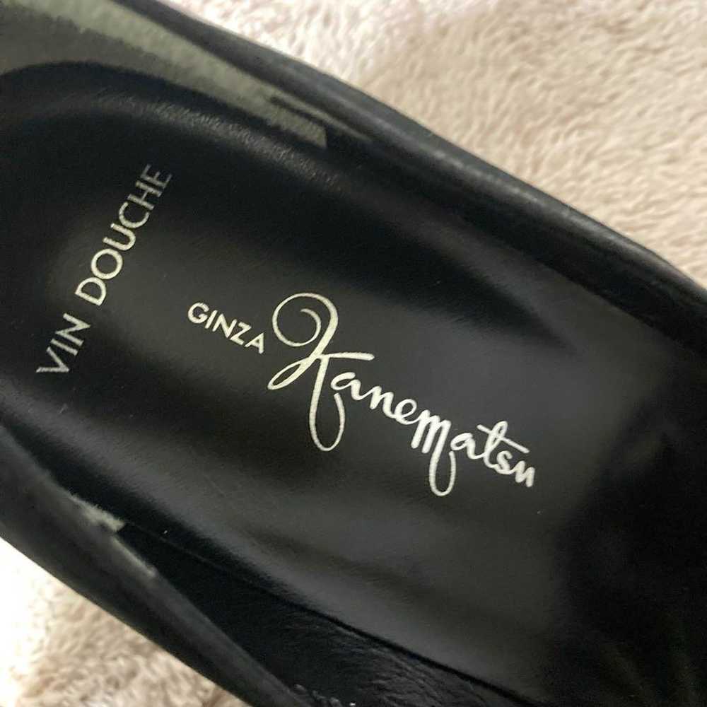 Ginza Kanematsu Open-toe Pumps Black with Box - image 10