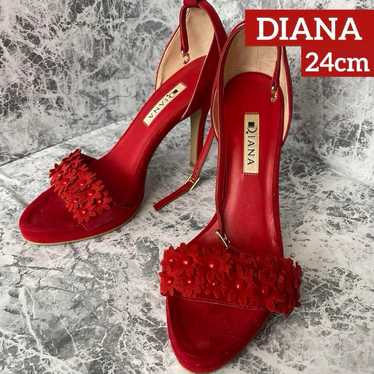 DIANA Flower Motif High Heel Sandals 24cm - image 1