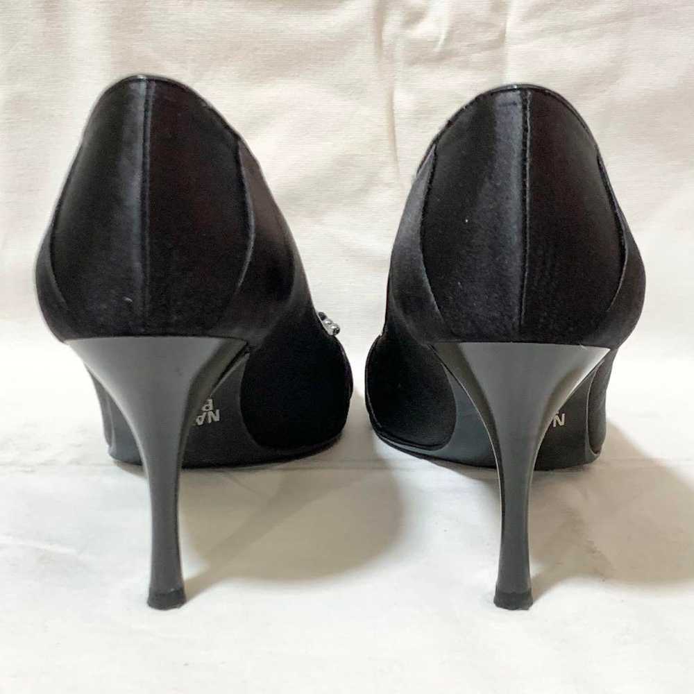 Black rhinestone pumps black formal - image 5