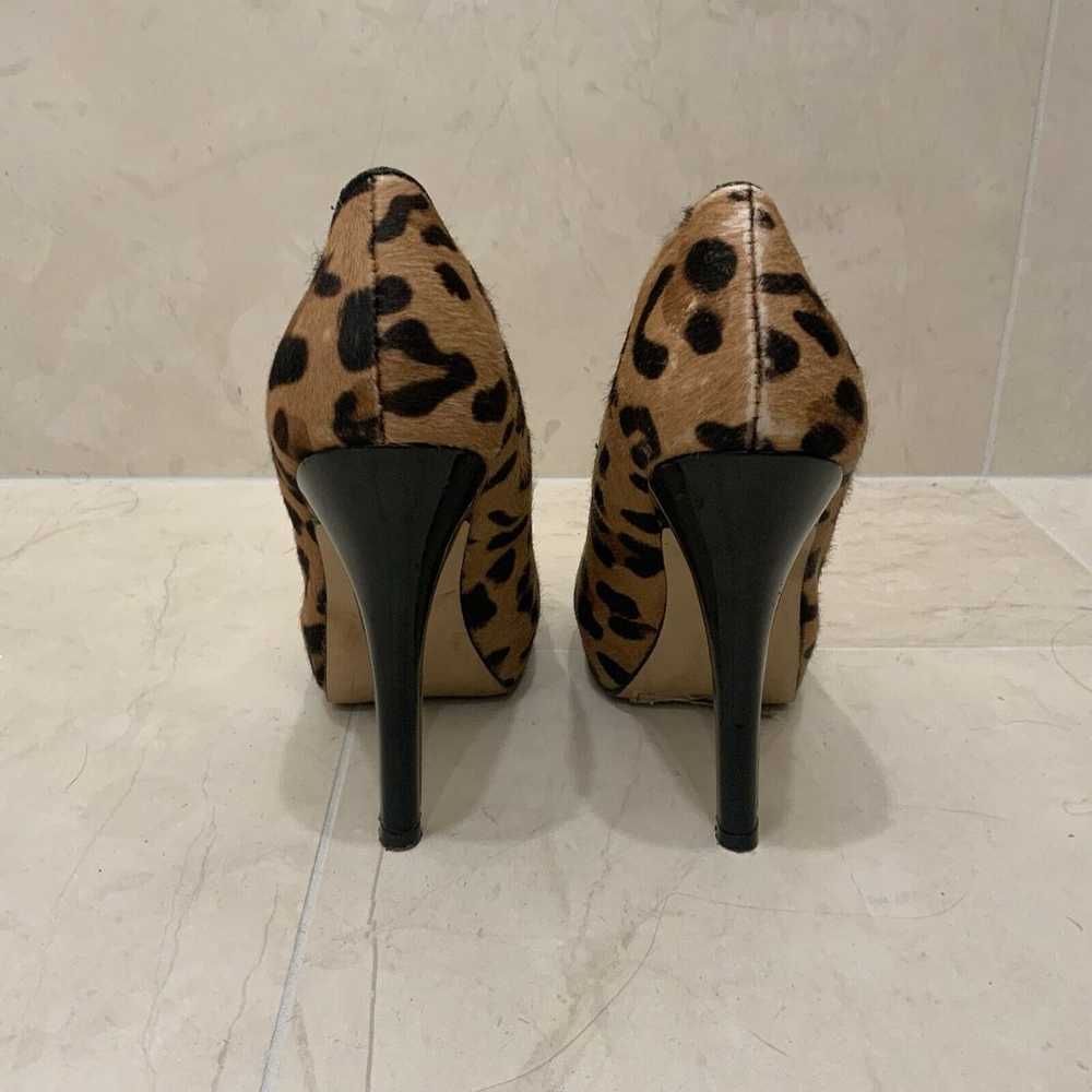 Steve Madden Sz 6.5 Jancey Leopard Print Cow Hair… - image 6