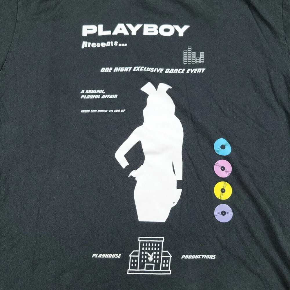 Playboy Black PacSun Graphic Crew Neck Short Slee… - image 2