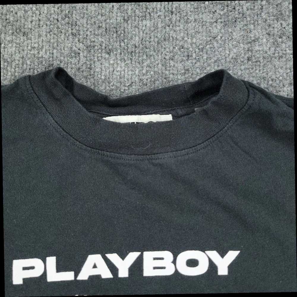 Playboy Black PacSun Graphic Crew Neck Short Slee… - image 3