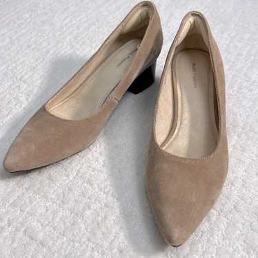 New! Hush Puppies Sophie neutral beige suede low … - image 1