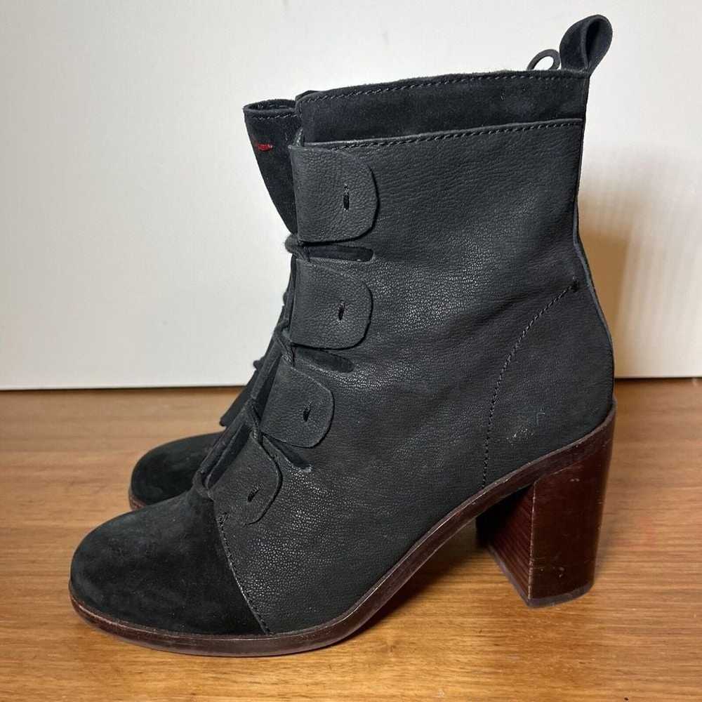 ED Ellen DeGeneres Leather & Suede Ankle Boots Wa… - image 3