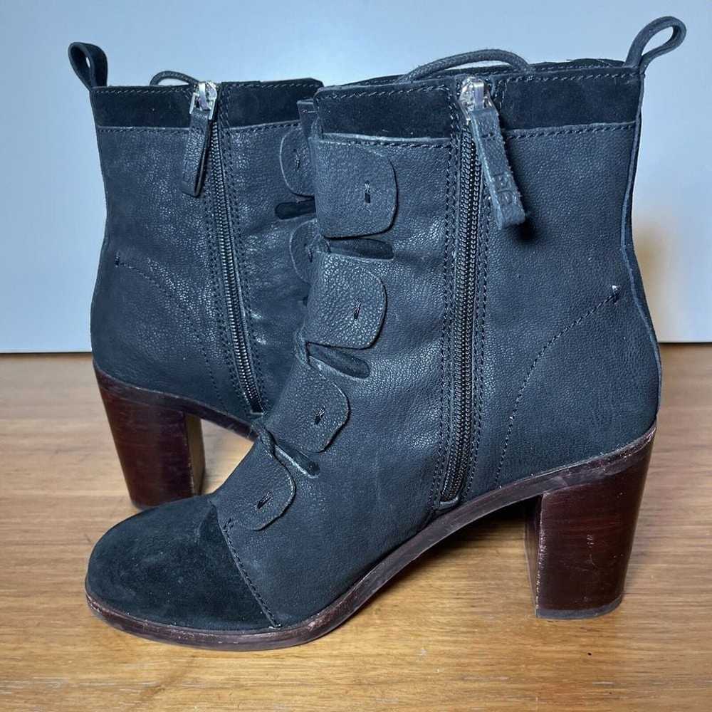 ED Ellen DeGeneres Leather & Suede Ankle Boots Wa… - image 7