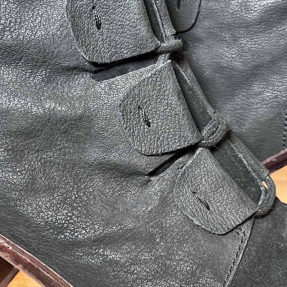 ED Ellen DeGeneres Leather & Suede Ankle Boots Wa… - image 9