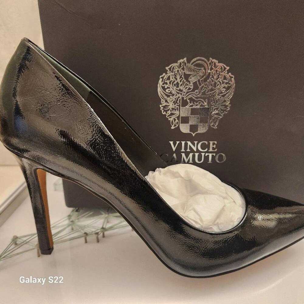 Vince Camuto "Savilla" Black Naplack Pumps. Size … - image 1