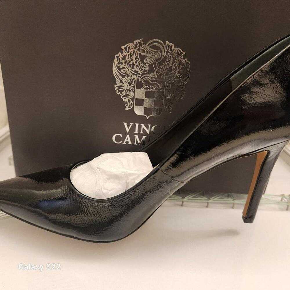 Vince Camuto "Savilla" Black Naplack Pumps. Size … - image 5