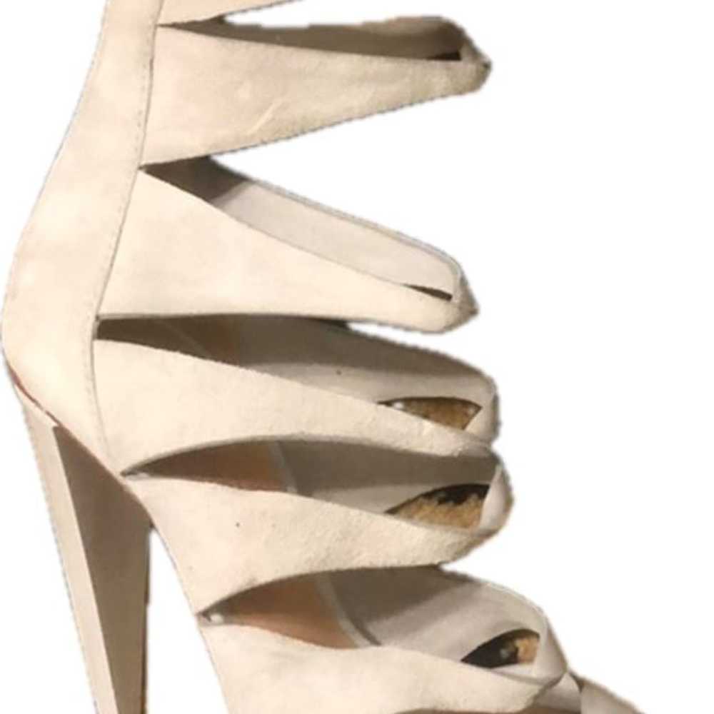 L.A.M.B gladiator leather ankle heel - image 4