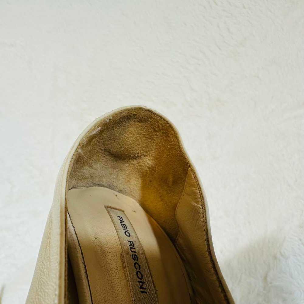 Excellent condition FABIO RUSCONI pumps, white, h… - image 9