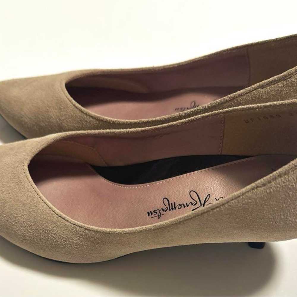 【Ginza Kanematsu】Pumps High Heels Suede Beige 21.5 - image 4