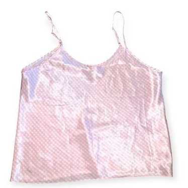 Vintage y2k pink gingham cami