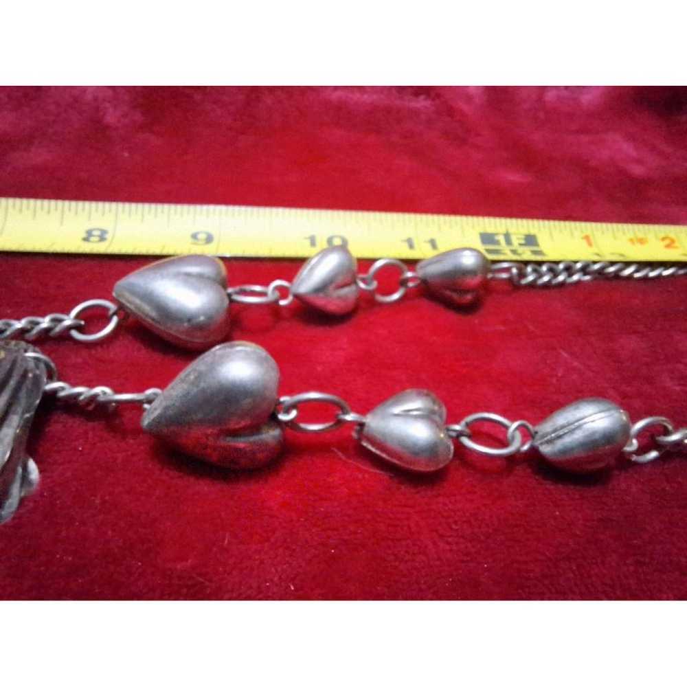 Non Signé / Unsigned Silver necklace - image 8