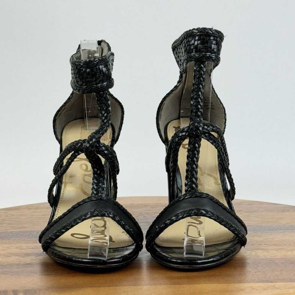 Womens Sam Edelman Yordana Black Leather Braided … - image 5