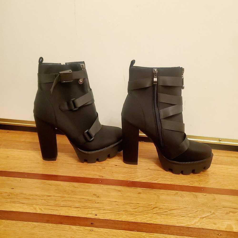 Wetkiss Chunky Platform Boot Heels - image 6