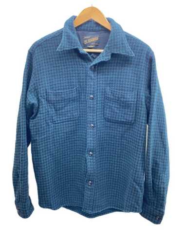 RADIALL Long Sleeve Shirt L Wool GRN Houndstooth R