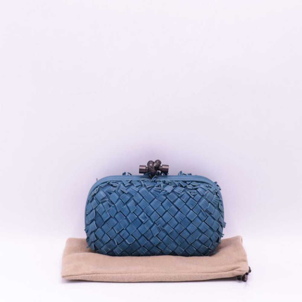 Bottega Veneta Pochette Knot leather clutch bag - image 2