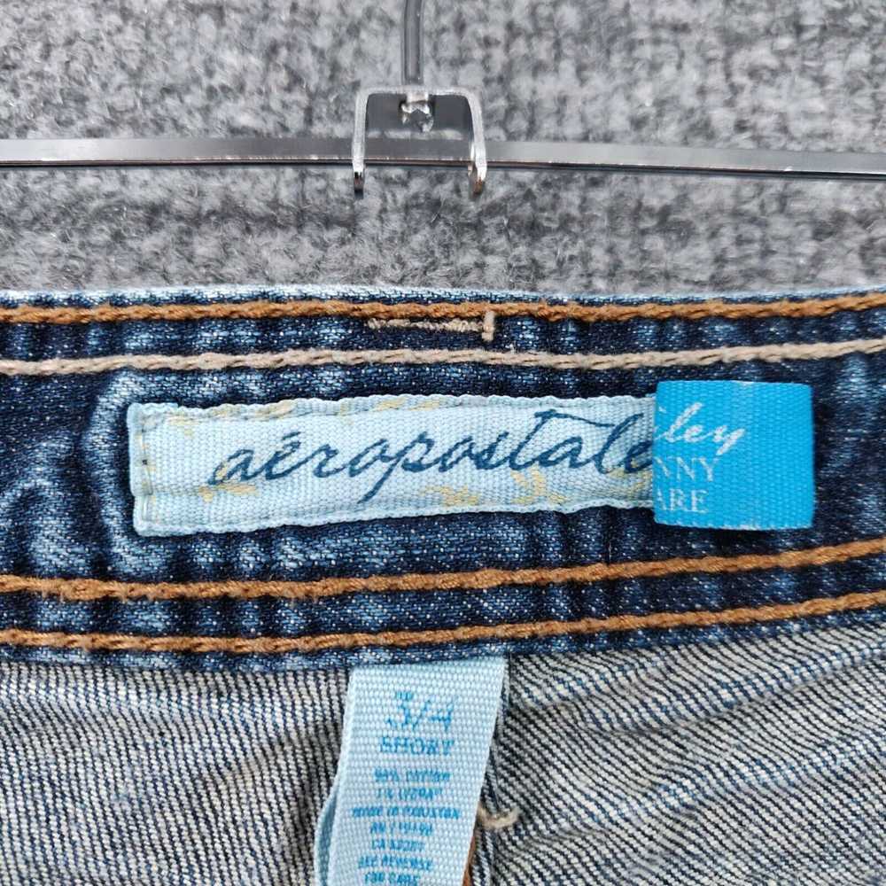 Vintage Aéropostale Shorts Women 3/4 Blue Skimmer… - image 3