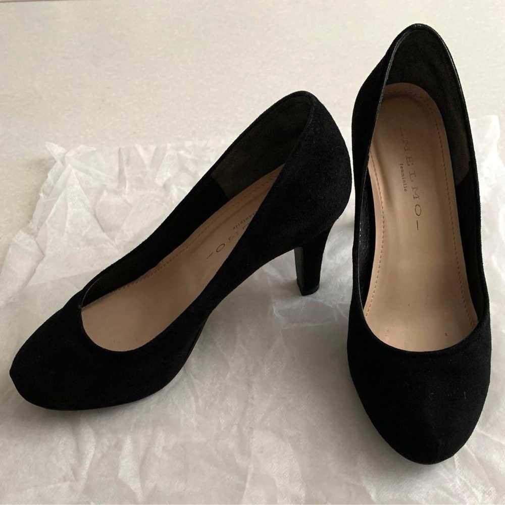 MELMO Black Suede Pumps 23cm - image 1