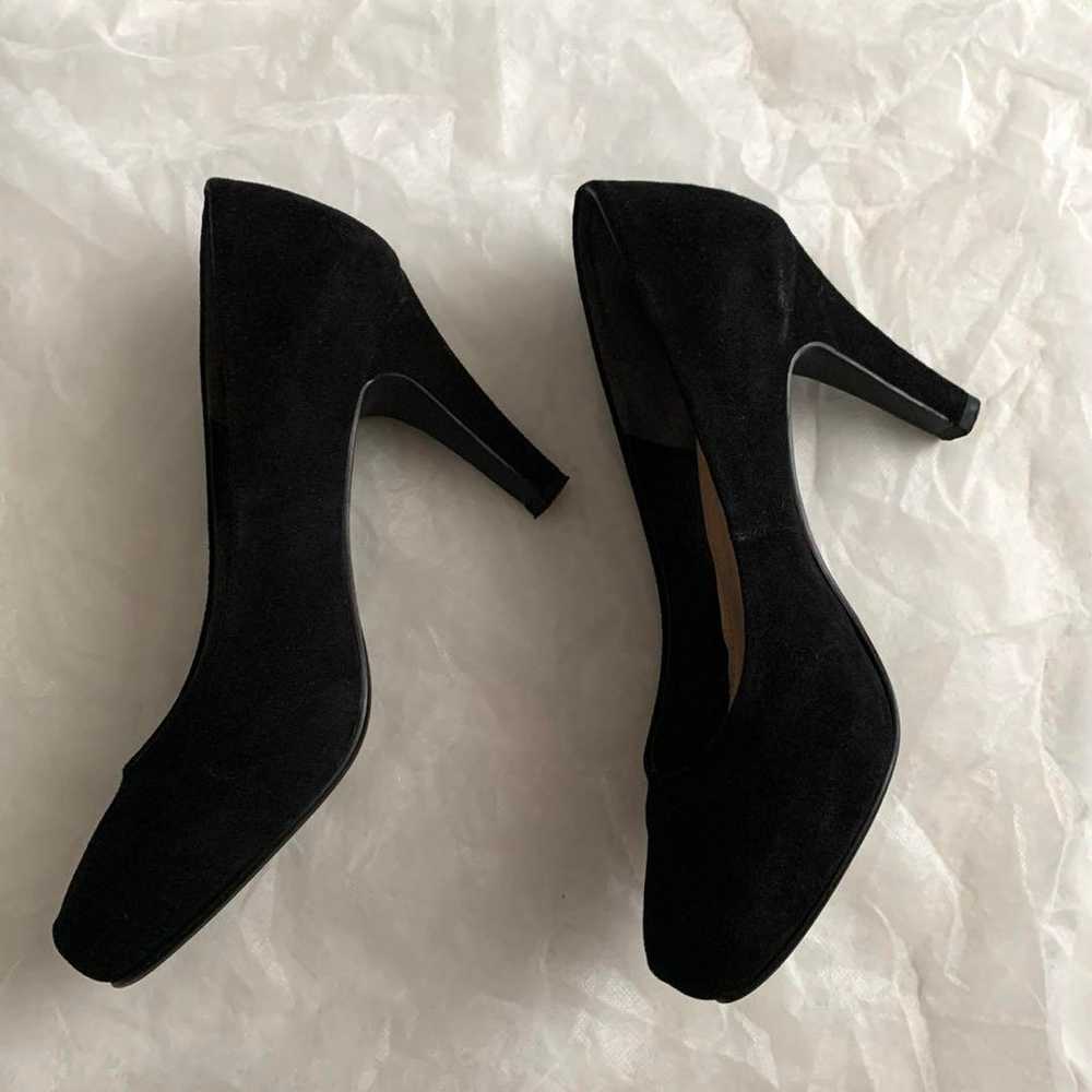 MELMO Black Suede Pumps 23cm - image 2