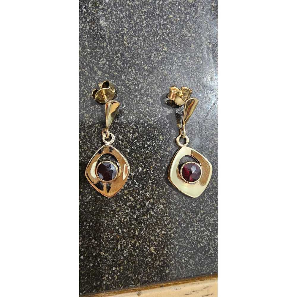 Non Signé / Unsigned Yellow gold earrings - image 10