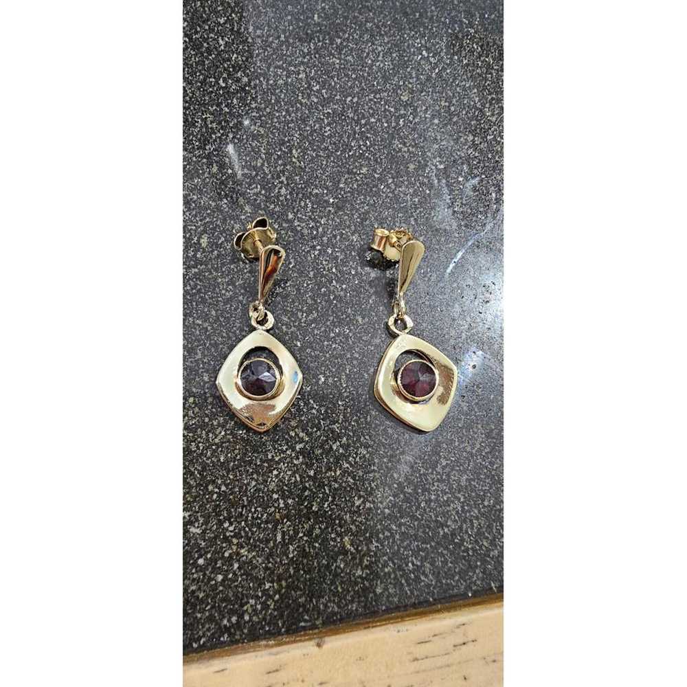 Non Signé / Unsigned Yellow gold earrings - image 11