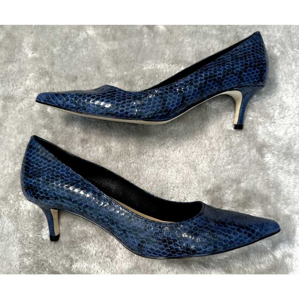 Kate Spade Blue Leather Snake Print Pointed Toe K… - image 3