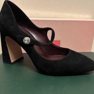 Kate Spade Black Suede Maren Mary Jane Heels, siz… - image 1