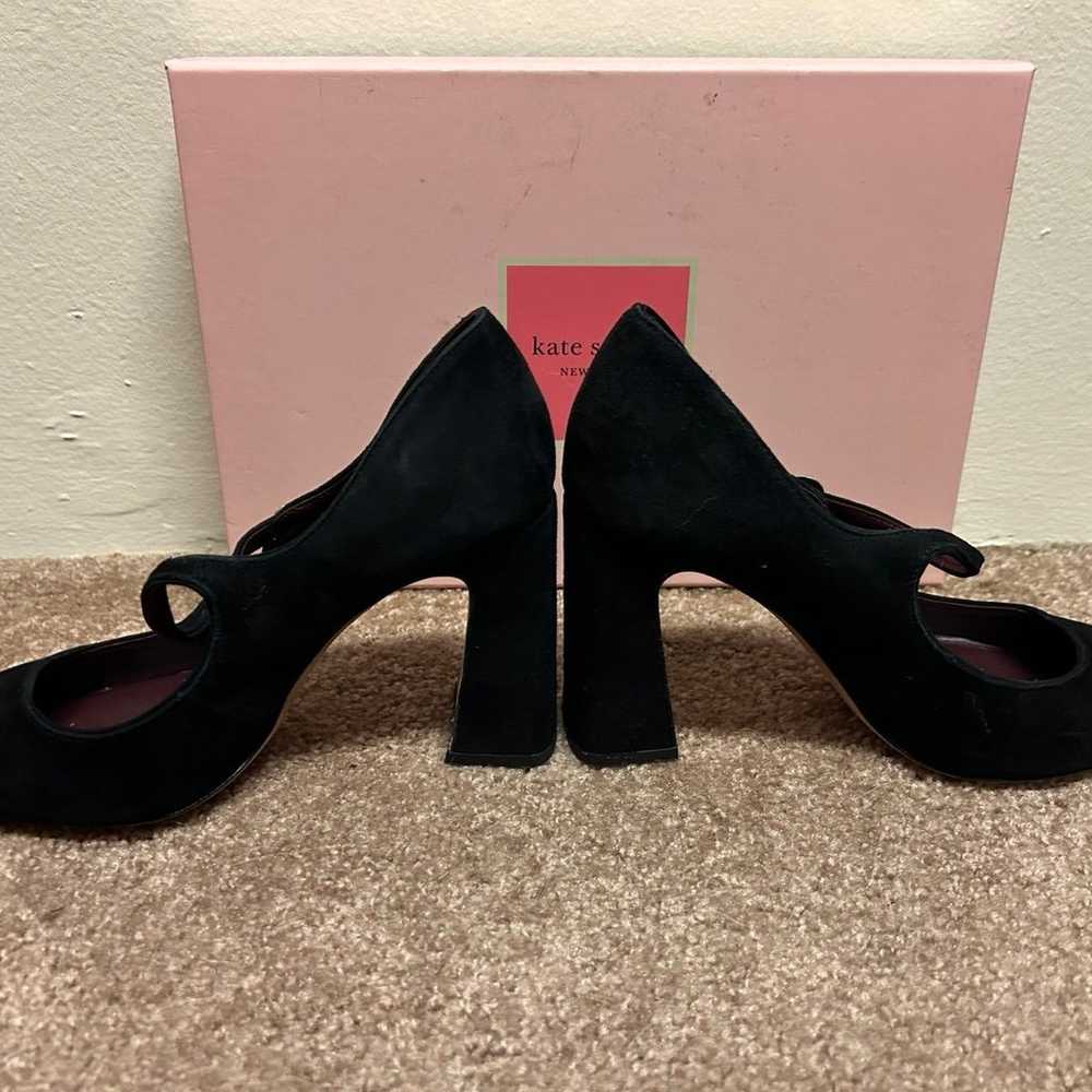 Kate Spade Black Suede Maren Mary Jane Heels, siz… - image 2