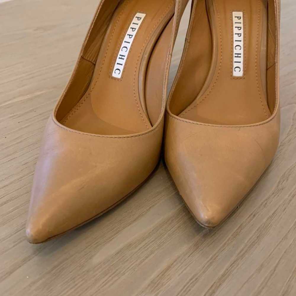 PIPICHIC Beige Pointed Toe Pumps - image 4