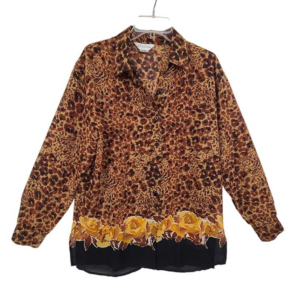 Gantos Women's Vintage Long Sleeve Button Down Sh… - image 1