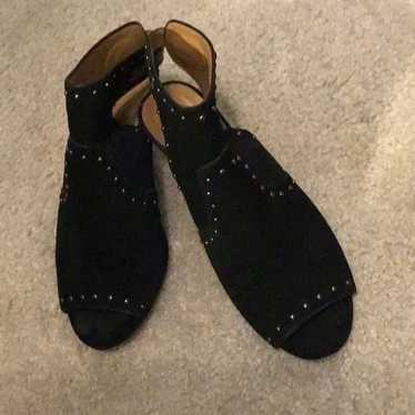 Coach Women’s Shoes Marbella Black Soft Suede Leat