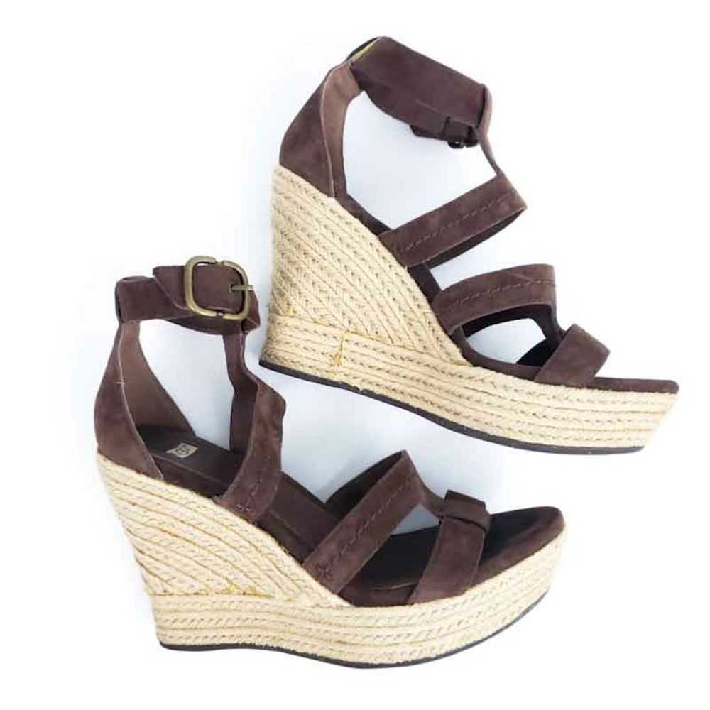 UGG Australia Brown Suede Wedges Lauri US 9 Festi… - image 2