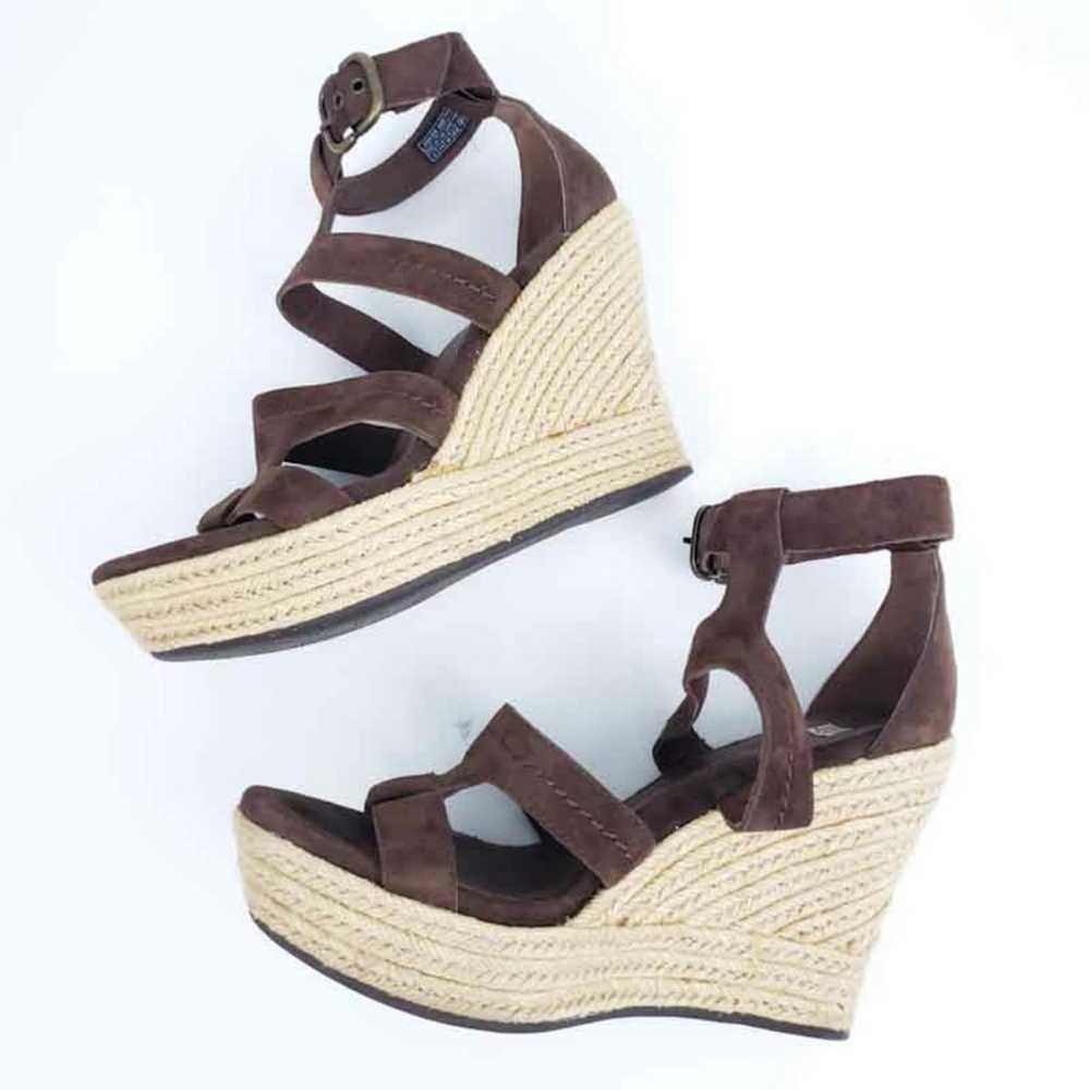 UGG Australia Brown Suede Wedges Lauri US 9 Festi… - image 3