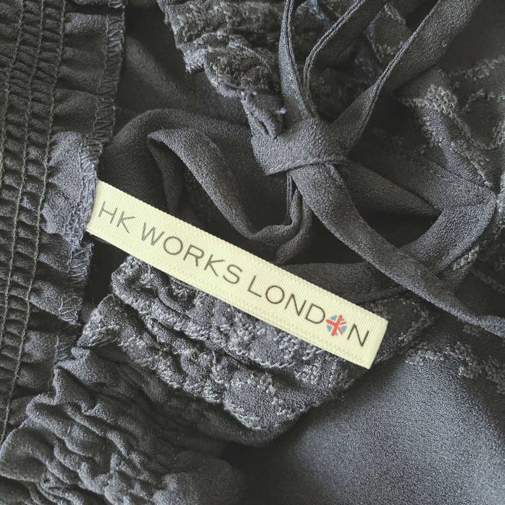 【HK Works London】Navy Frill Tunic Embroidery Size… - image 8