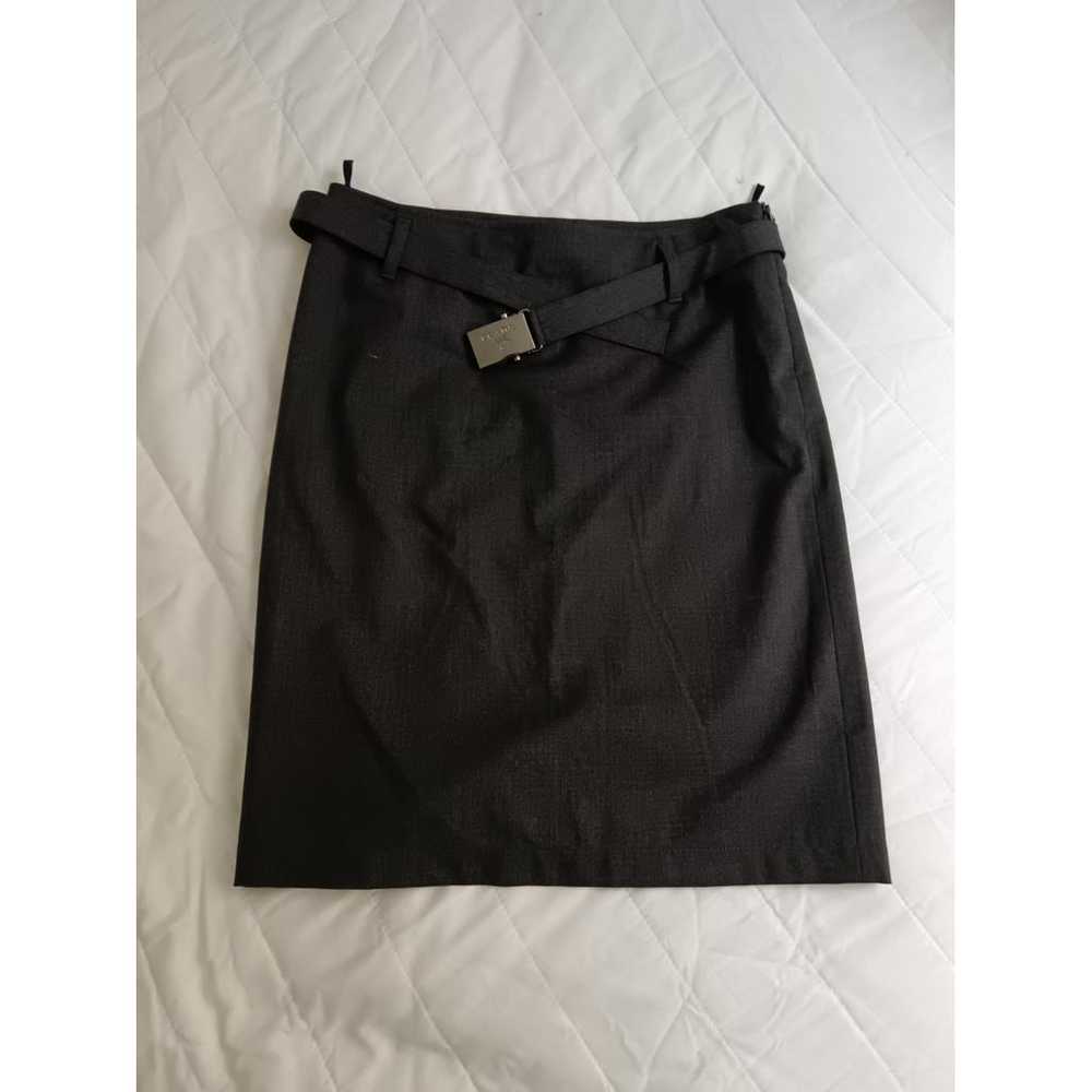 Prada Wool mid-length skirt - image 7