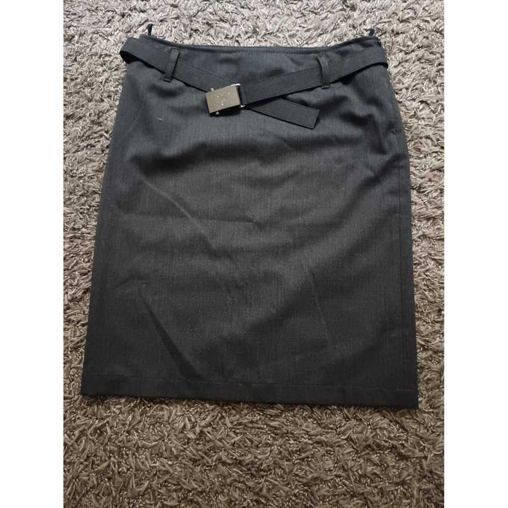 Prada Wool mid-length skirt - image 9