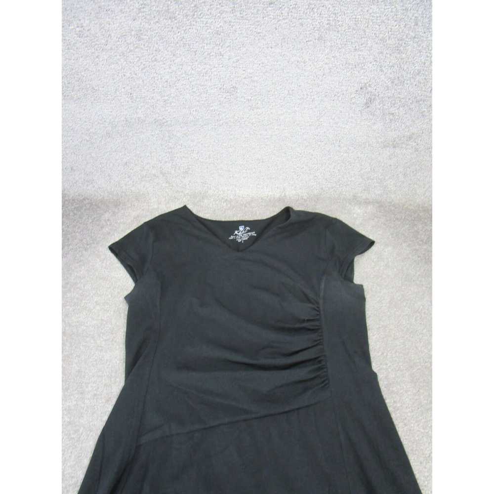 Blend Kuhl Shift Dress Womens Large Black Long St… - image 2