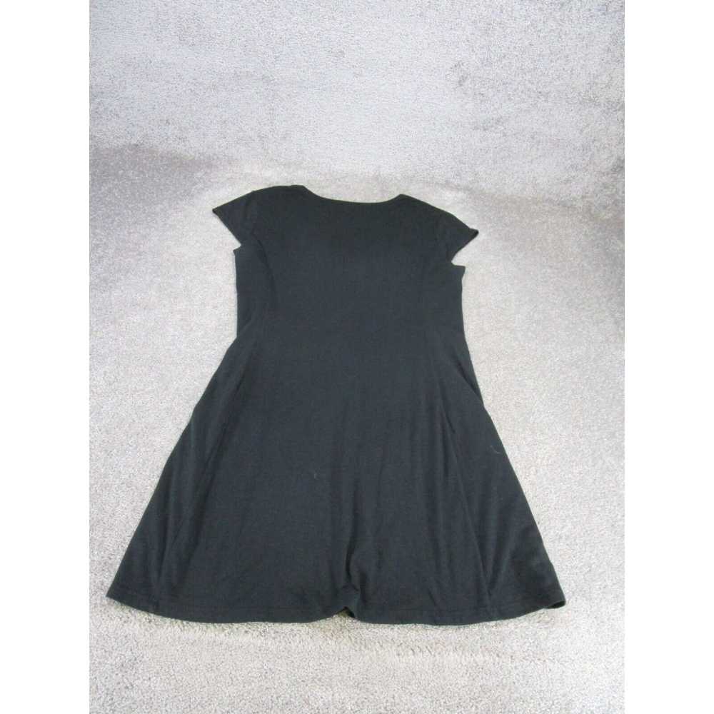 Blend Kuhl Shift Dress Womens Large Black Long St… - image 3