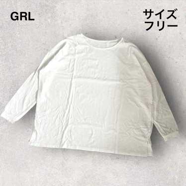 【GRL】Grail Cut-and-Sew Oversized Big Size Loose Wh