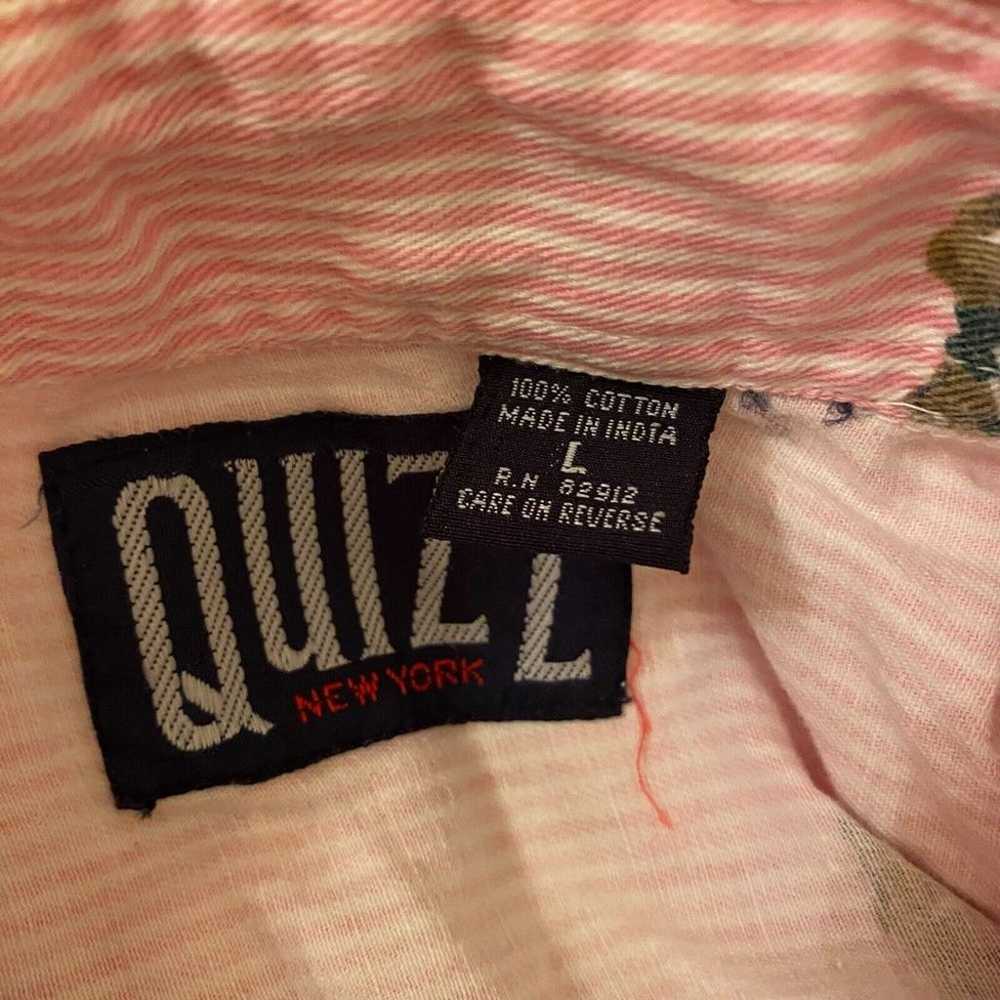 Vintage Quizz New York Shirt Women's Large Pink S… - image 2