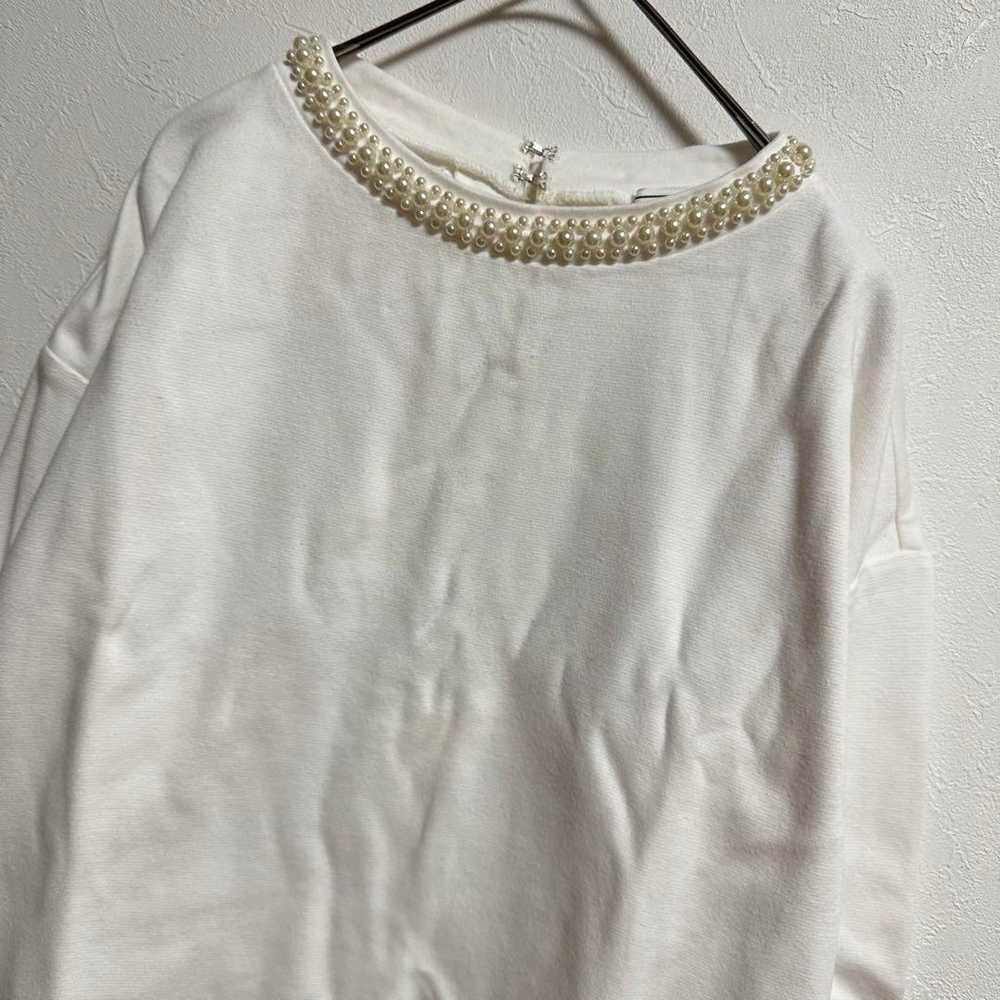 【Rope Picnic】T-shirt Cut & Sew Long Sleeve Pearl … - image 5